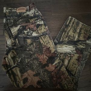 braided river camo hunting pants